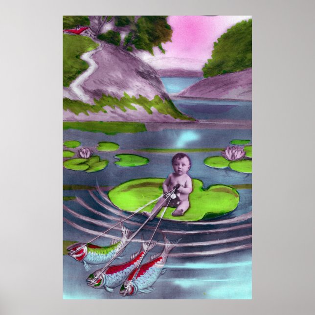 Póster postal francesa de April Fool (Frente)