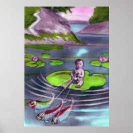 Póster postal francesa de April Fool