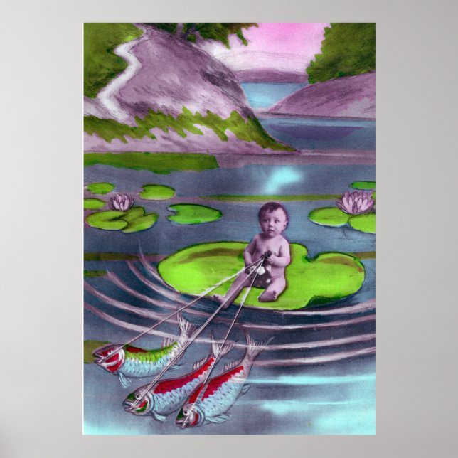 Póster postal francesa de April Fool (Frente)