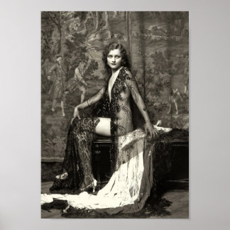 Póster Postal francesa de principios del siglo XX