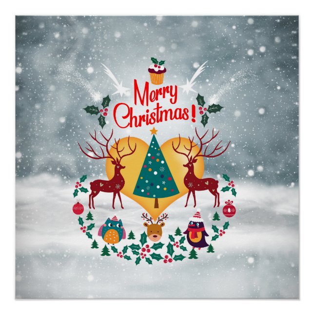 Póster Postales de Invitación Soul navidades (Anverso)