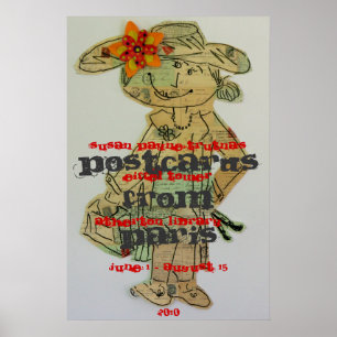 Póster Postales De París