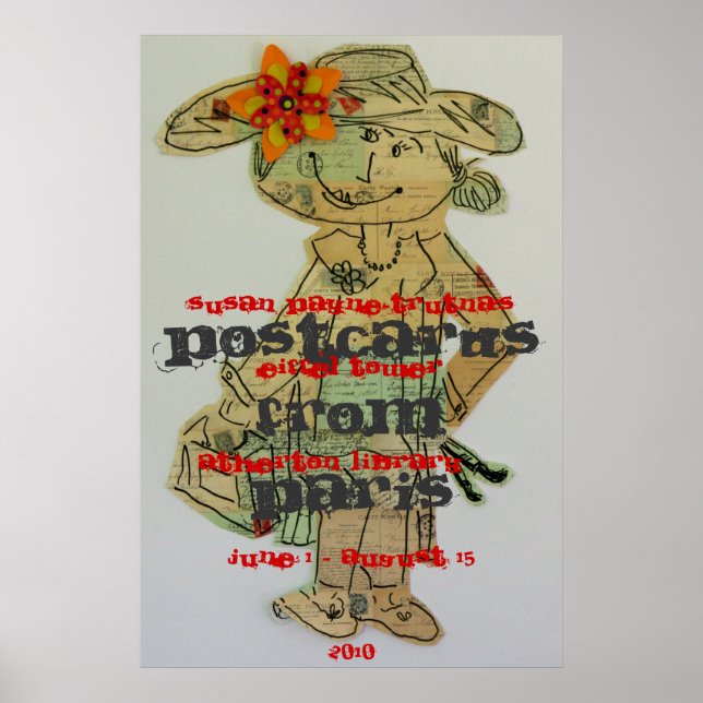 Póster Postales De París (Frente)