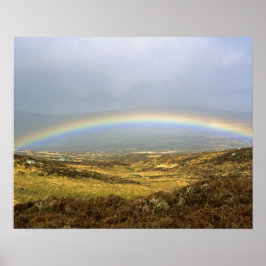 Póster Postales de Rainbow Rannoch Moor Scotcard