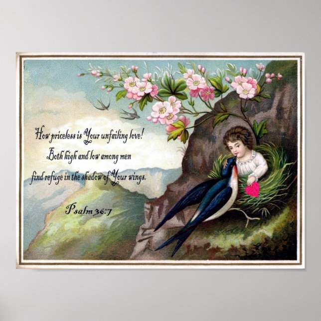 Póster Postales de San Valentín de época (Frente)