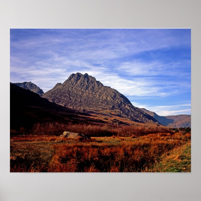 Póster Postales de Tryfan Snowdonia North Wales (Frente)