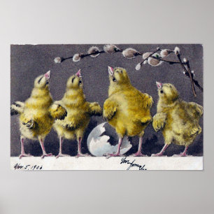 Póster Postales italianas de la época de la Semana Santa 