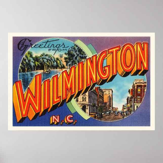 Póster Postales para la cosecha de carolina del Norte de  (Frente)