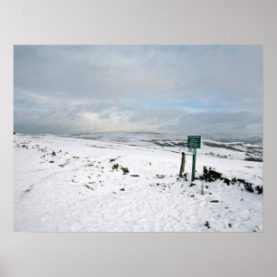 Póster Postcarta Bowstonegate de invierno