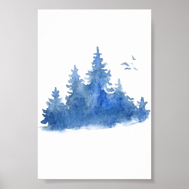 Póster Poster (10,2 x 15,2cm) - Winter Scene (Frente)