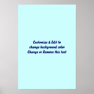 Póster Poster 13" X 19" Blank add your image and text
