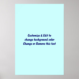 Póster Poster 13" X 19" Blank add your image and text
