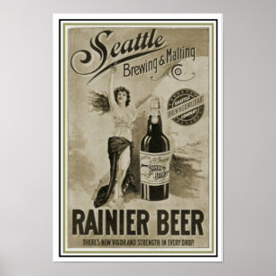 Póster Poster 13 x 19 del anuncio de la cerveza de