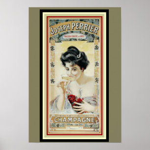 Póster Poster 13 x 19 del anuncio del vintage de Perrier