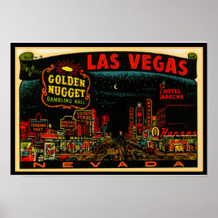 Póster Poster 13x19 de la tira del casino de Las Vegas