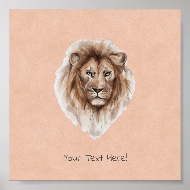 Póster Poster (15,2 x 15,2cm) - Lion (Frente)
