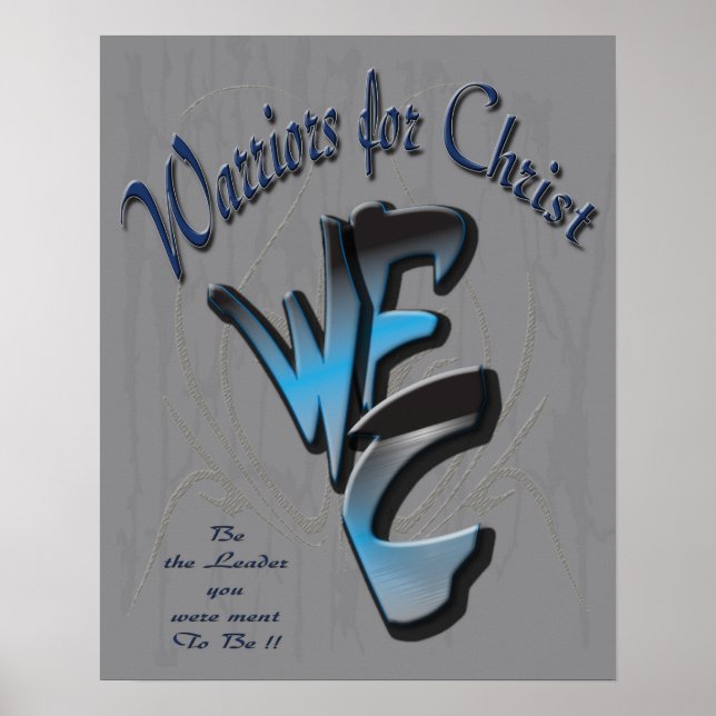 Póster Poster 16x20, WFC. Guerreros por Cristo (Frente)
