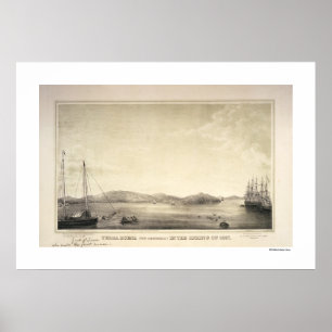 Póster Poster 1837 de la primavera de Yerba Buena (ahora