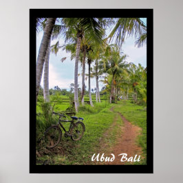 Póster Poster (18" x 24") Ubud Bike Bali