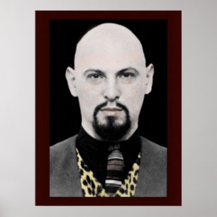 Póster Poster 18x24 del retrato de Anton LaVey