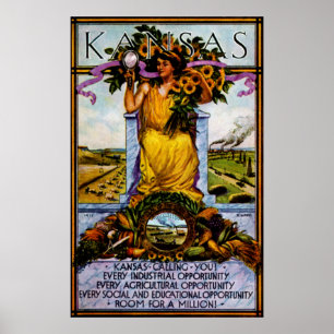 Póster Poster 1911 de Kansas