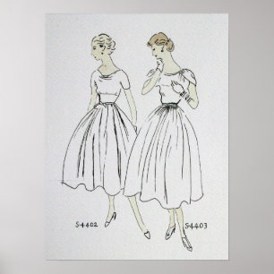 Póster Poster 1953 de Vogue
