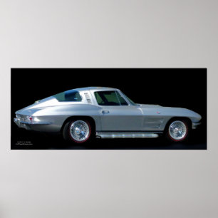 PÓSTER POSTER 1963 DEL CORVETTE