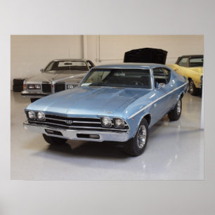 Póster Poster 1968 del cupé del deporte de Chevy Chevelle