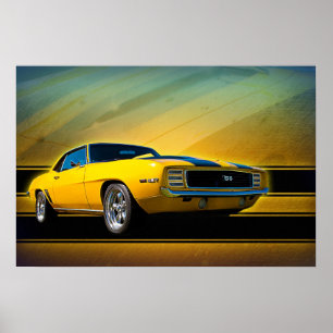 Póster Poster 1969 de Camaro SS