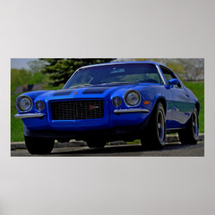 Póster Poster 1972 de Chevrolet Camaro RS