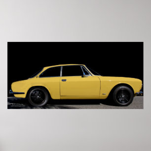 Póster Poster 1974 del iNiEZiONE de Alfa Romeo 2000 GTV