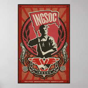 Póster Poster 1984 de la propaganda de INGSOC