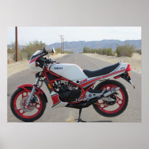 Póster Poster 1985 de Yamaha RZ350