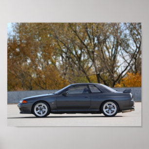 Póster Poster 1989 de NISSAN SKYLINE R32 GT-r