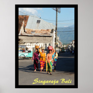 Póster Poster 1 (24" x 18") Singaraja Bali Indonesia