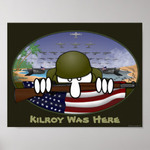 Póster Poster 1 de Kilroy de la guerra mundial 2