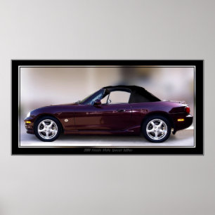 PÓSTER POSTER 2000 DE LA EDICIÓN ESPECIAL DE MAZDA MIATA