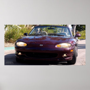PÓSTER POSTER 2000 DE LA EDICIÓN ESPECIAL DE MAZDA MIATA