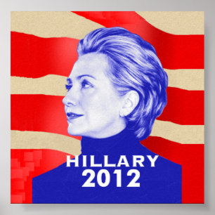 Póster Poster 2012 de Hillary Clinton