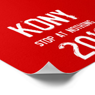 Póster Poster 2012 de Kony