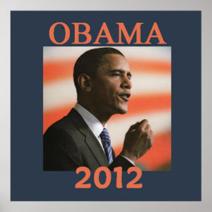 Póster Poster 2012 de Obama