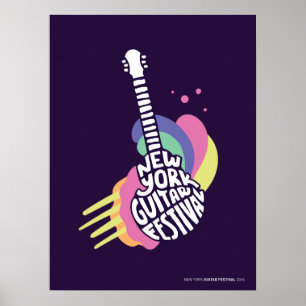 Póster Poster 2016 del festival de la guitarra de Nueva