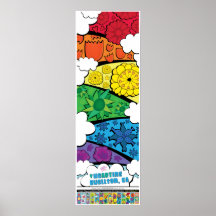 poster 2023 - Flores arcoiris - Buellton.Art