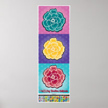 poster 2023 - Rosas pop - Buellton.Art