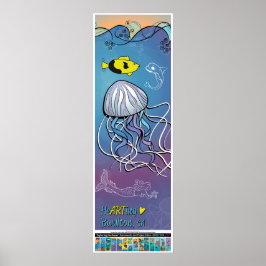 Póster poster 2024 - Jelly Waves - Buellton.Art