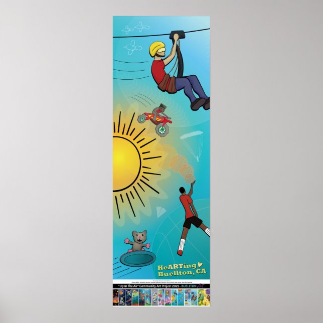 Póster poster 2025 - Cielo deportivo (Frente)