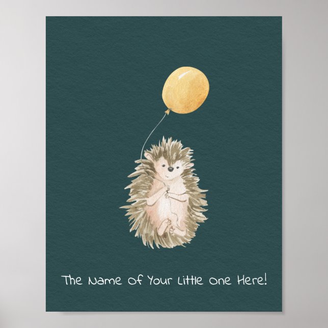 Póster Poster (20,3 x 25,4 cm) - Cuello con globo (Frente)