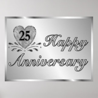 Póster Poster - 25 Aniversario - Plata