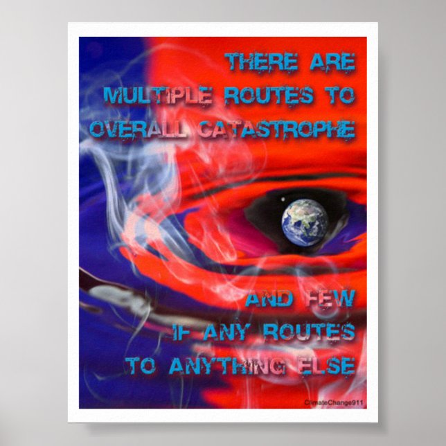 Póster Poster 2 sobre el cambio climático (Frente)