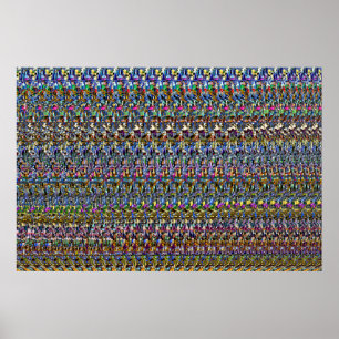 Póster poster 3D "Invisible" de 36" x 24" por Magic Eye®
